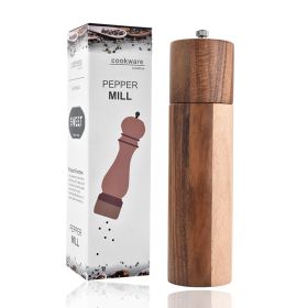 food prepWooden Salt and Pepper Grinder Set Manual Salt and Pepper Mills for Seasoning; Meal Prep; Cooking; Serving; Dining; BBQ Tools